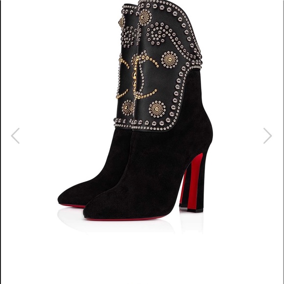 Christian Louboutin authentic boots 2021 fall Line , Never worn size 39.5 ! - Picture 2 of 12